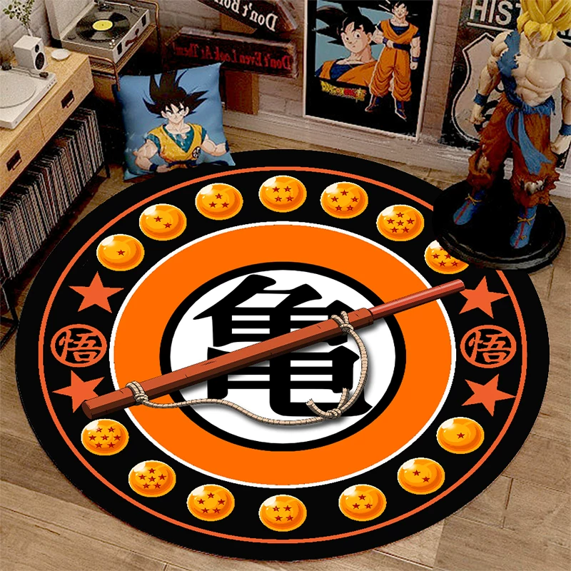 Home Goods Bathroom Mats - Anime Dragon Ball Floor Mat Goku