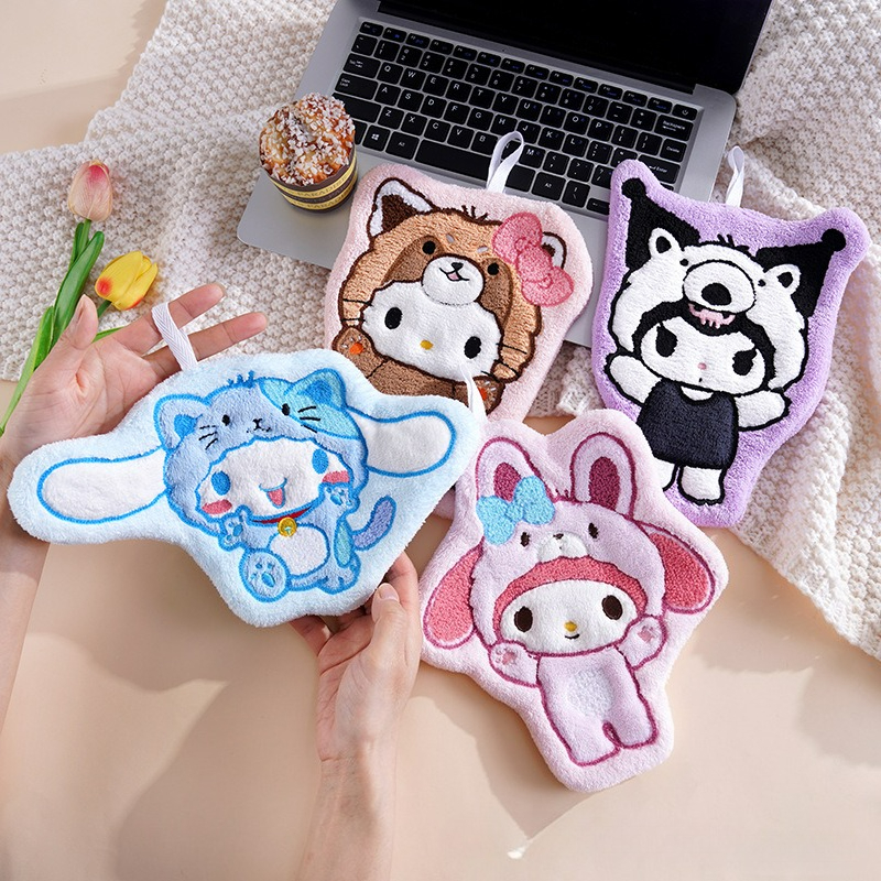 Home Goods Bathroom - 1/4 Pcs Soft Thick Sanrio Kuromi