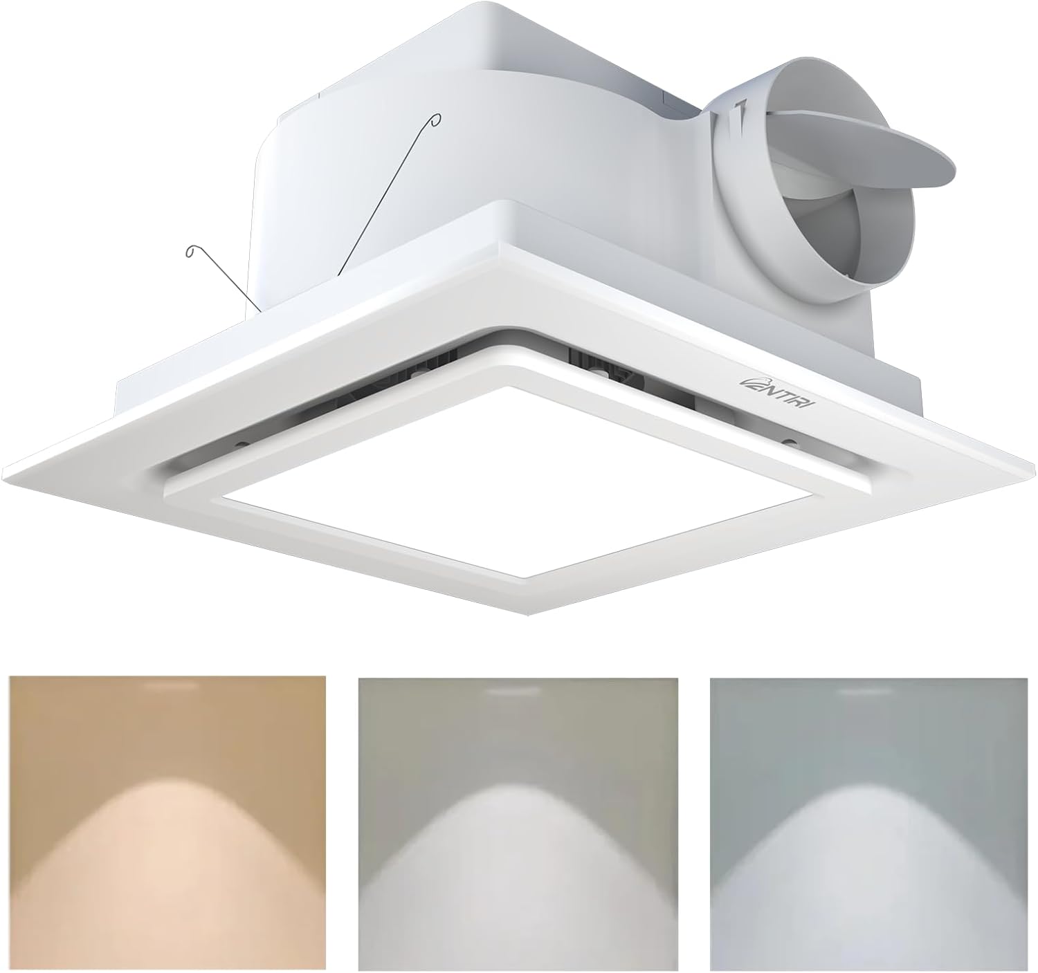 Home Bathroom Fan - 12 Inch Bathroom Exhaust Fan with
