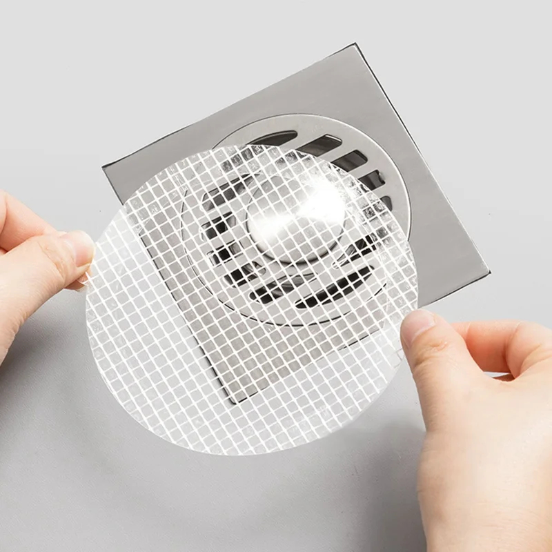 Home Goods Bathroom - 10-30pcs Round Disposable Floor Drain Sticker