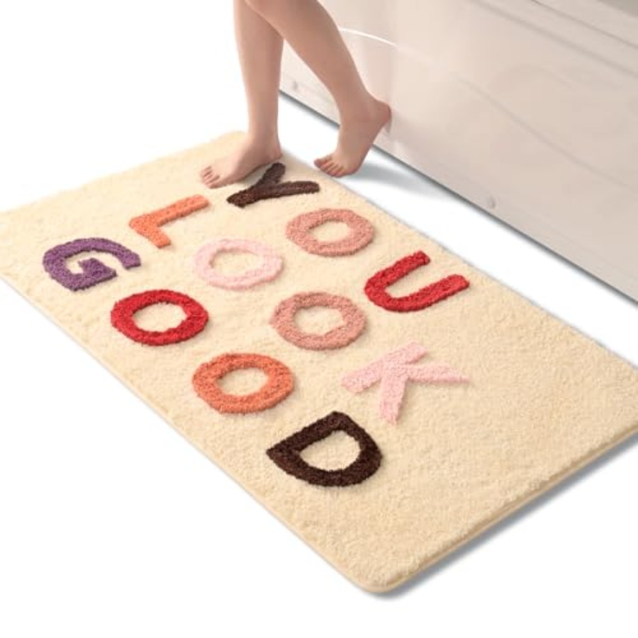 Home Goods Bathroom Mats - You Look Good Bath Mat Cute