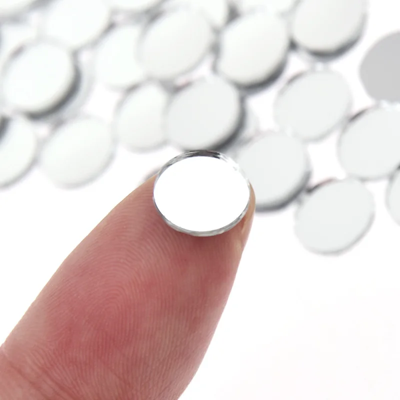 Home Theater Bathroom - 100pcs/lot Round Mini Mosaic Tiles Mirror