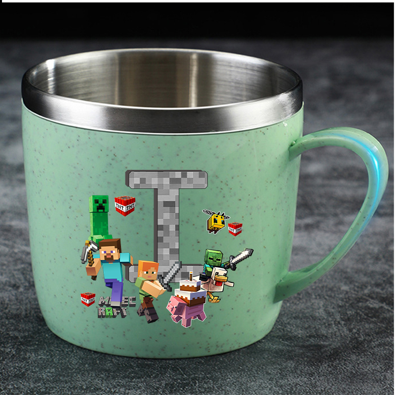 Home Goods Bathroom - Minecrafted Water Cup for Boy Girl