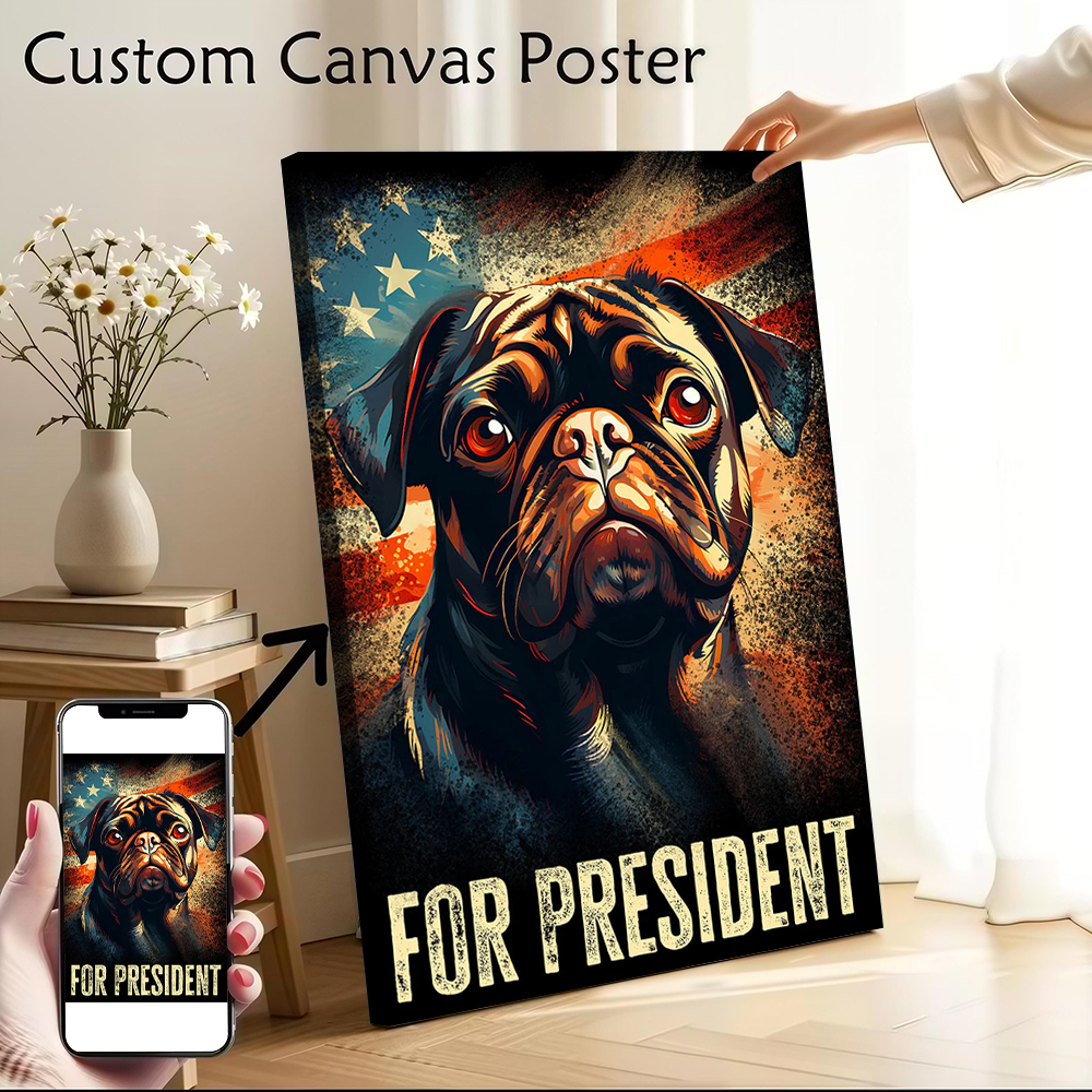 Home Bathroom Fan - Funny Political Satire Canvas Poster Pictures