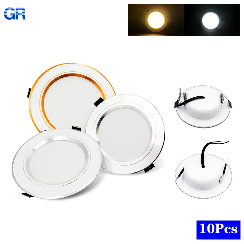 10pcs/lot Led Downlight  AC 22 - Home Of The Year Bathroom のレビューと価格