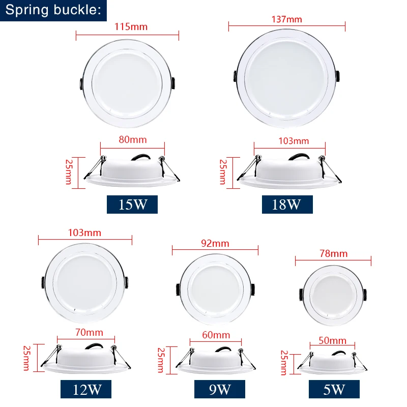 10pcs/lot Led Downlight  AC 22 - Home Of The Year Bathroom のレビューと価格