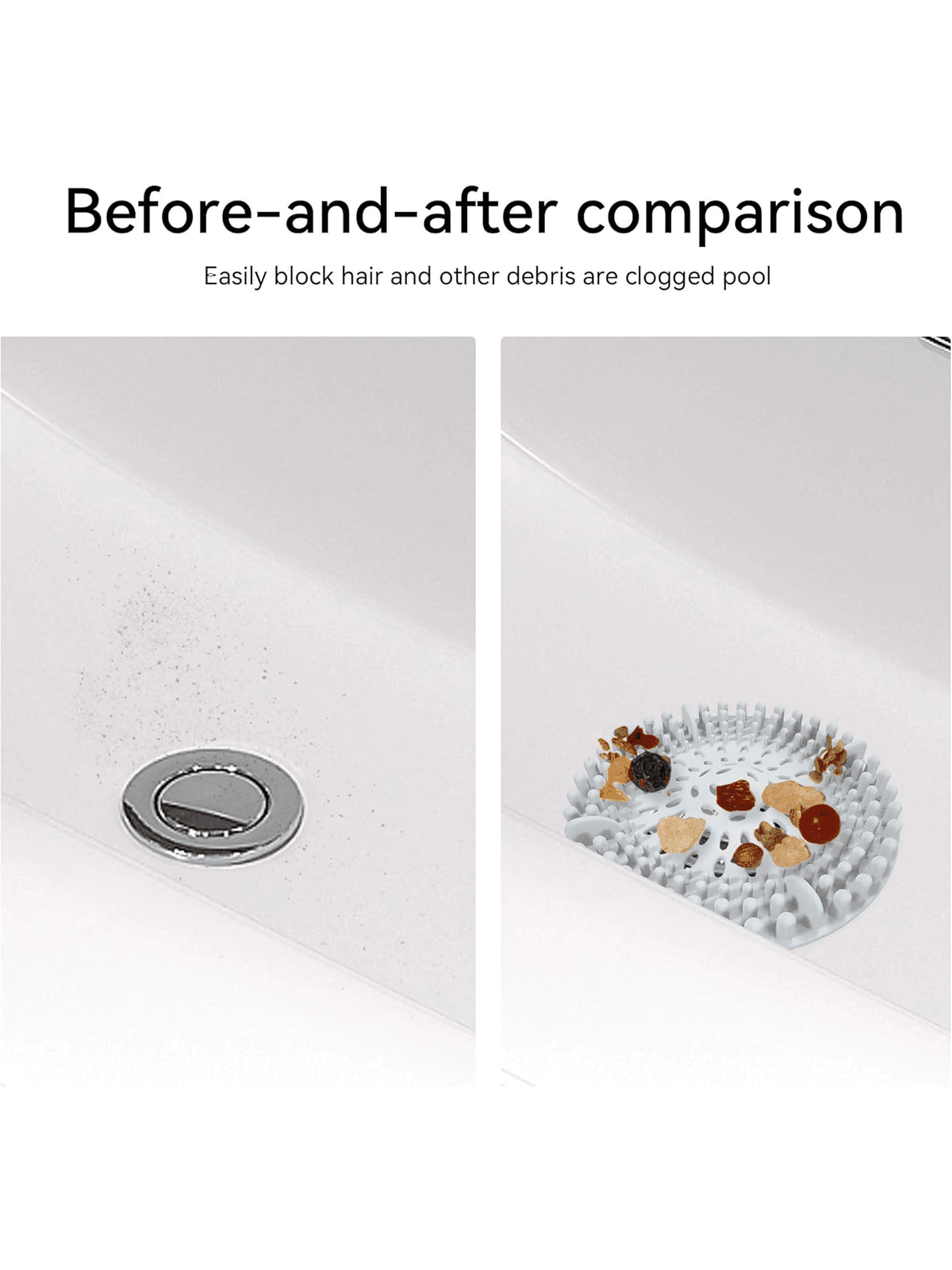 Silicone Sink Strainer And Dra - Drain Hair Catcher のレビューと価格