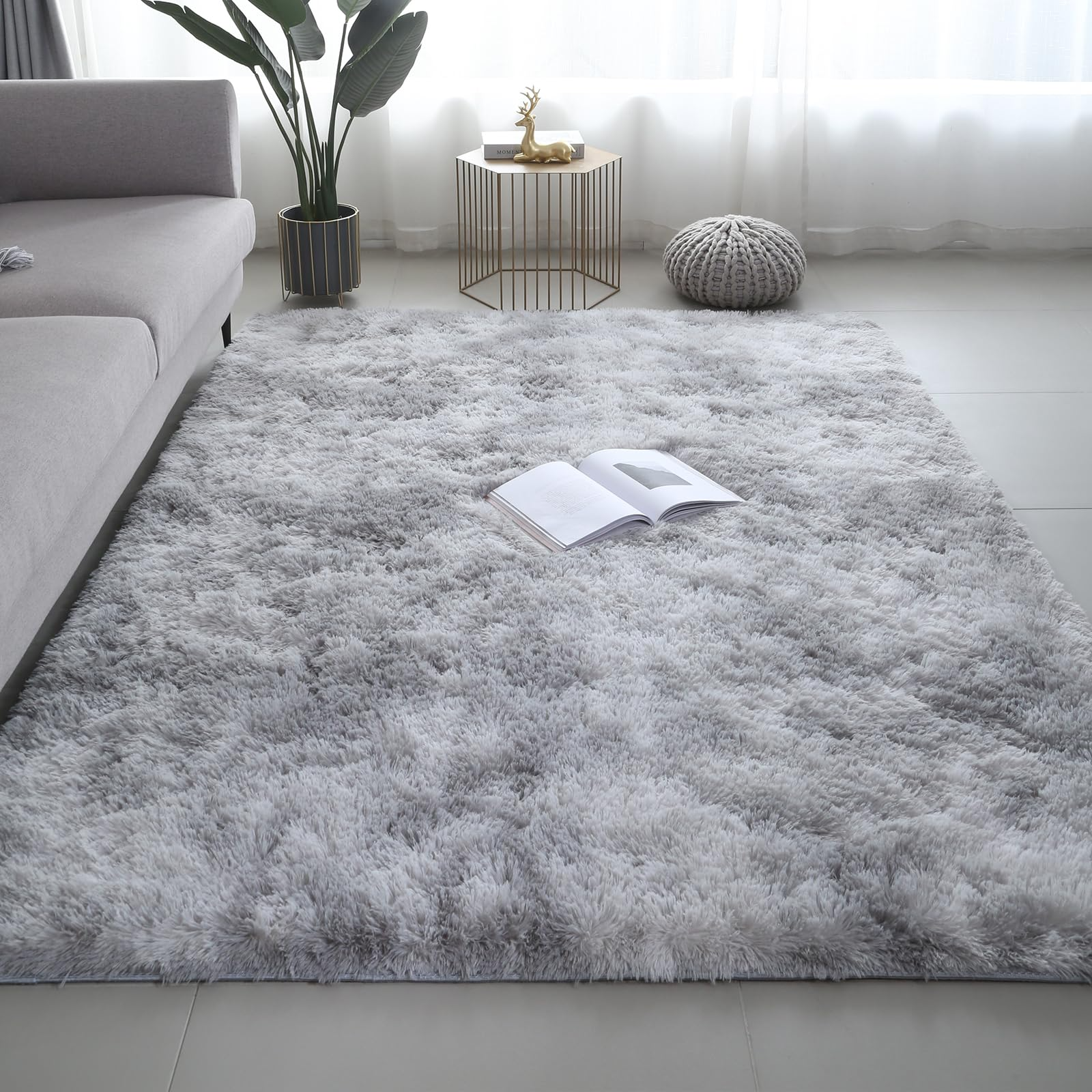 VIKAMA Ultra-Soft Puffy Rug, B - Home Goods Bathroom Mats のレビューと価格