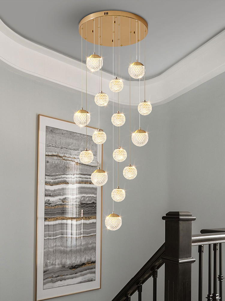 LED Staircase Long Chandelier  - Home Of The Year Bathroom のレビューと価格