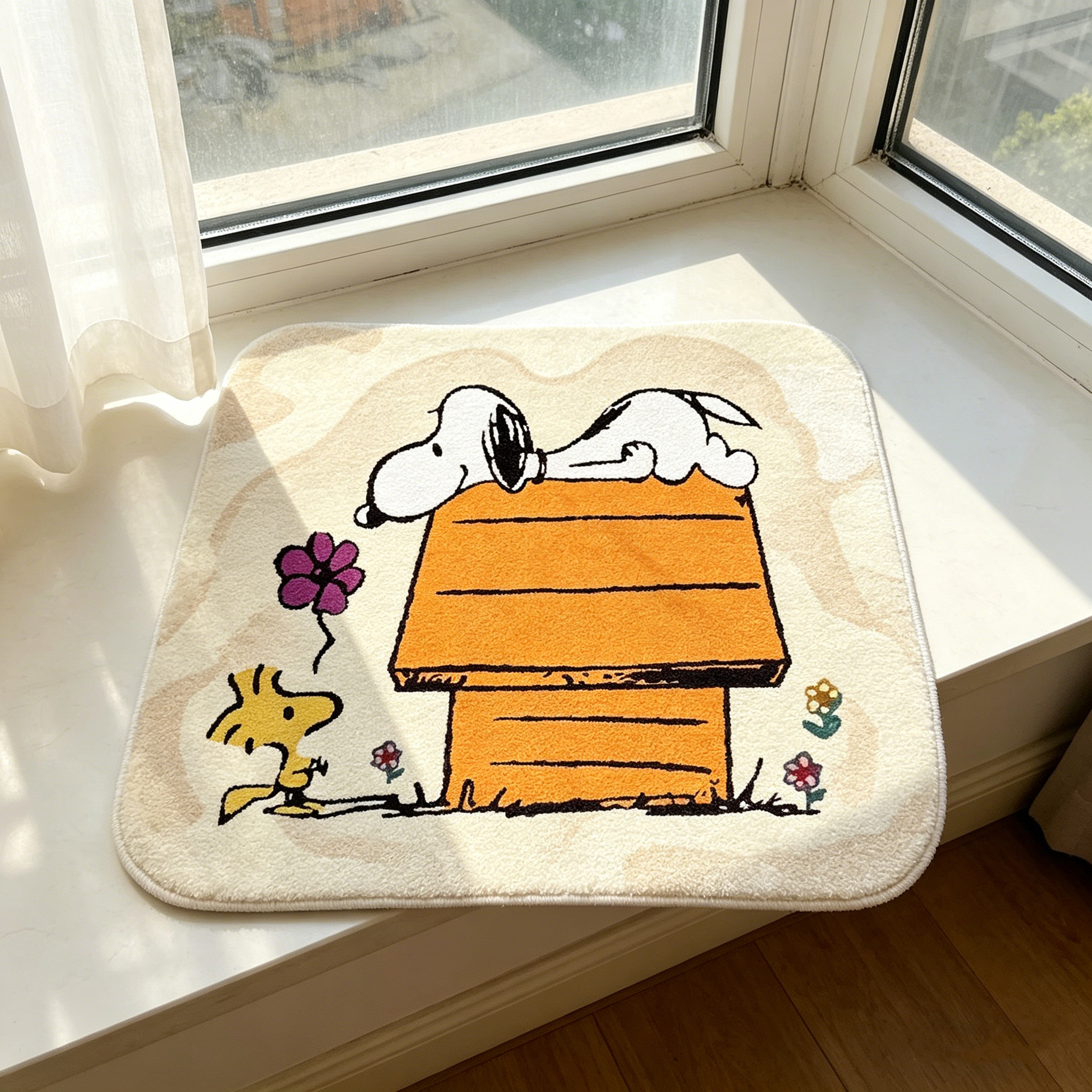 Cute Cartoon Snoopy House Shap - Home Goods Bathroom Mats のレビューと価格