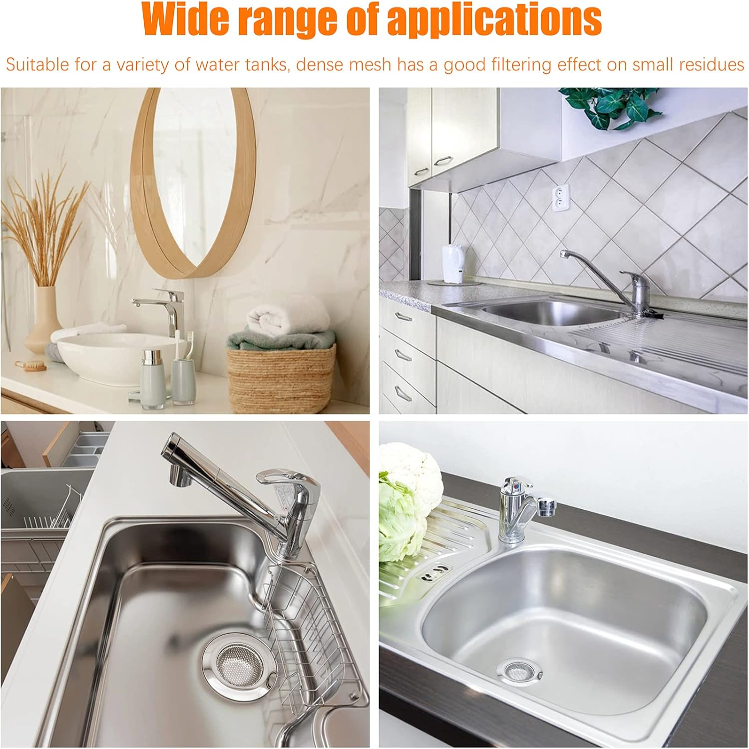 2Pcs Kitchen Sink Drain Strain - Drain Hair Catcher のレビューと価格