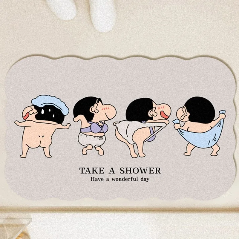 Cartoon Cute Crayon Shin-chan  - Home Goods Bathroom Mats のレビューと価格