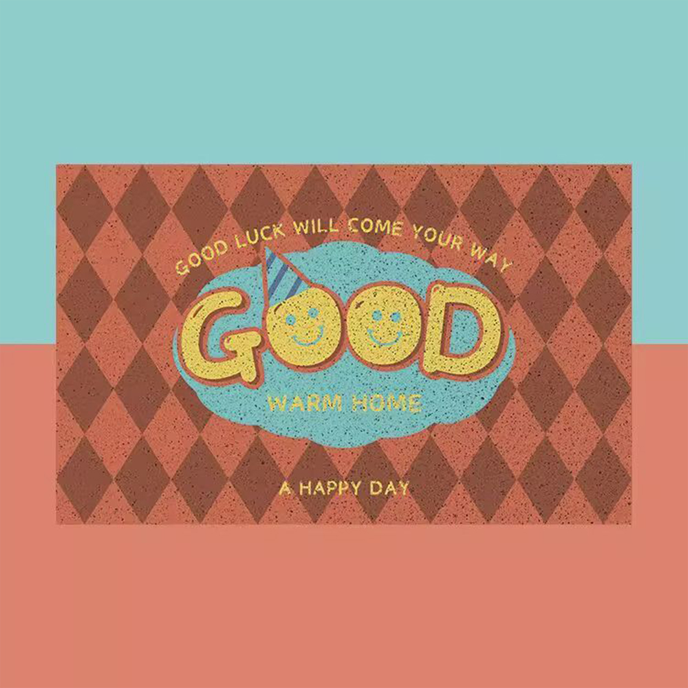 Cute Smiley Face Welcome Doorm - Home Goods Bathroom Mats のレビューと価格