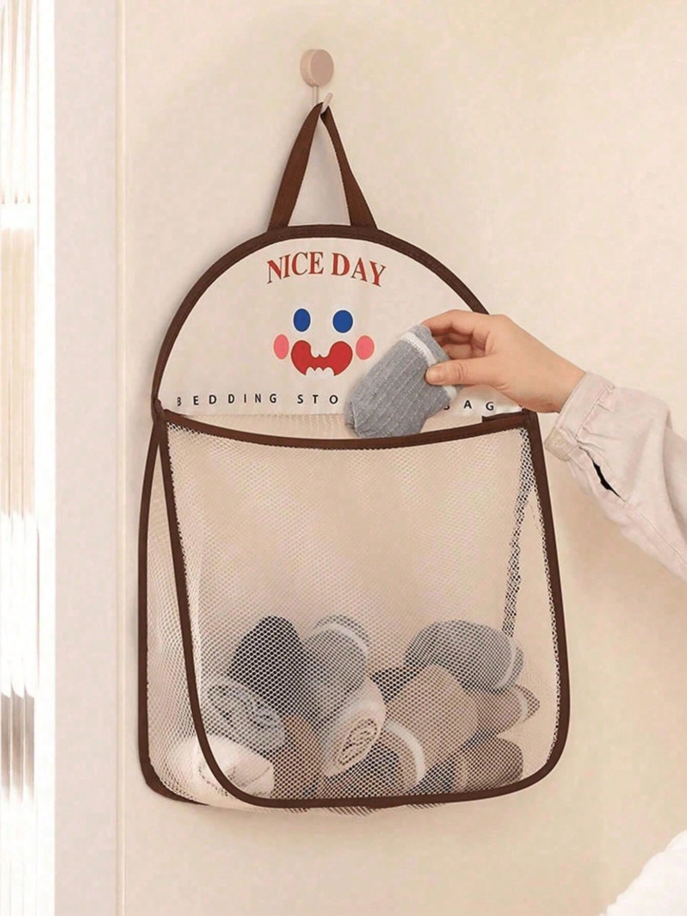 1/2pcs Hanging Mesh Storage Ba - Home Essentials Bathroom Organizer のレビューと価格