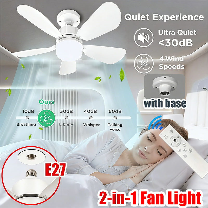 E27 Screw Ceiling Fan Light wi - Home Bathroom Fan のレビューと価格