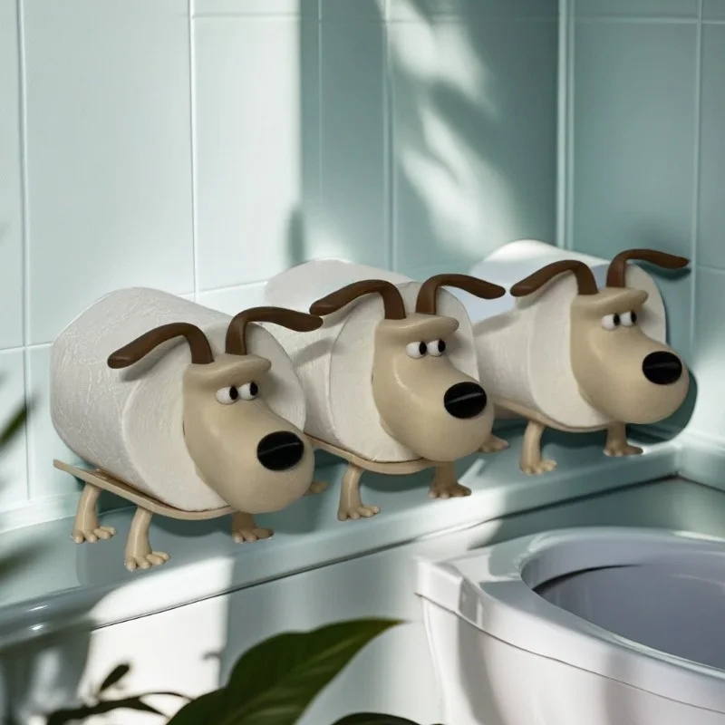 Fun Dog Toilet Paper Holder Ho - Tiny Home Bathroom Kit のレビューと価格