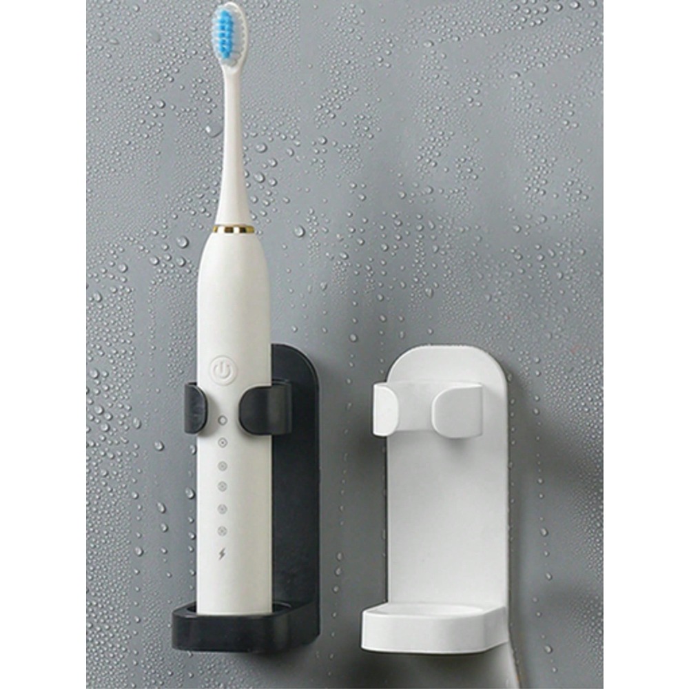 1pc No Drill Electric Toothbru - Home Essentials Bathroom Organizer のレビューと価格