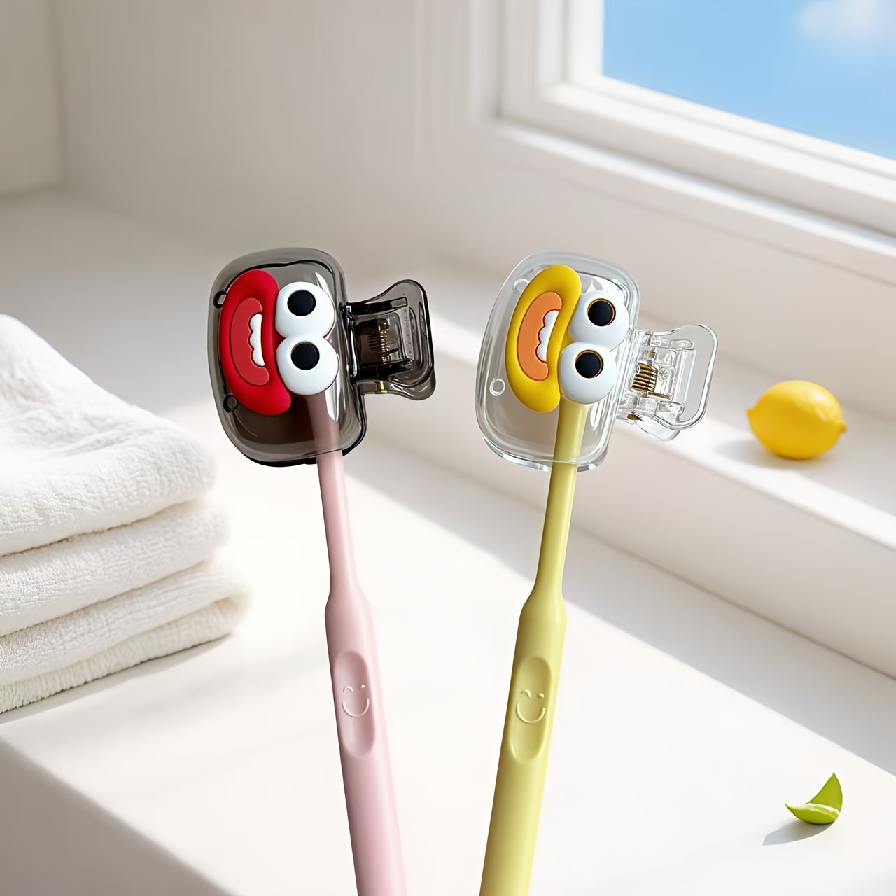 4Pcs Portable Toothbrush Head  - Home Essentials Bathroom Organizer のレビューと価格