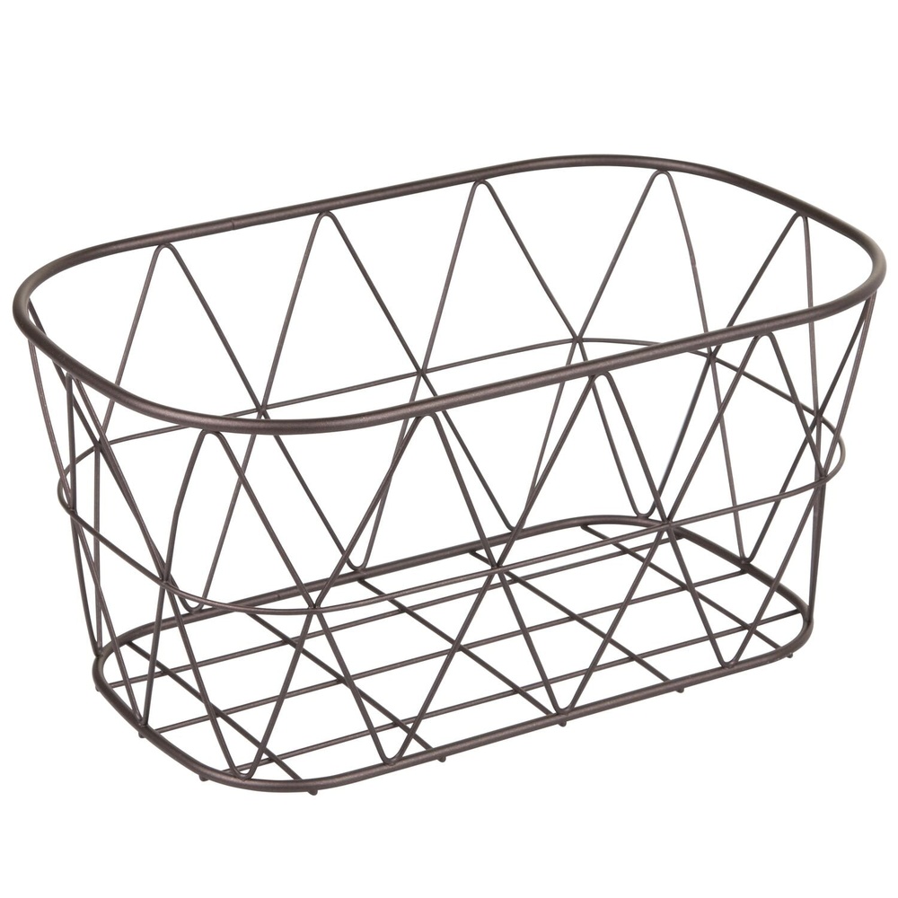 Bronze Steel Wire Storage Bask - Home Essentials Bathroom Organizer のレビューと価格