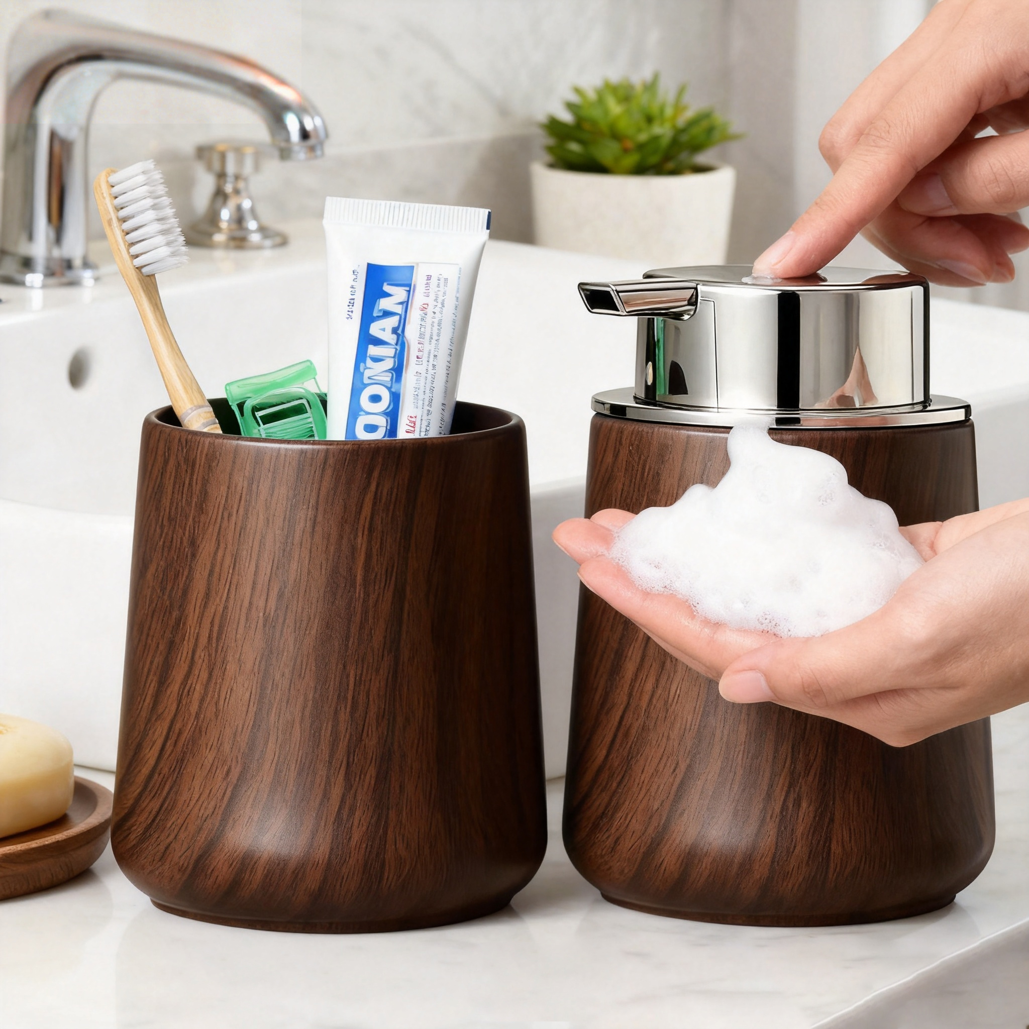 Elegant Hand Soap Dispenser an - Home Essentials Bathroom Organizer のレビューと価格
