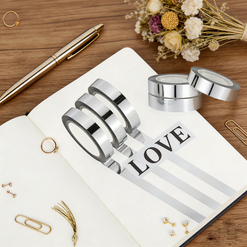Silvery Metallic Mirror Tape,A - Home Theater Bathroom のレビューと価格