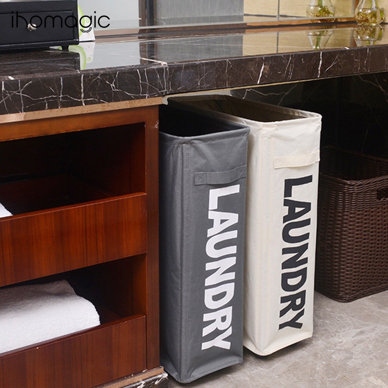Foldable Fabric Laundry Hamper - Home Essentials Bathroom Organizer のレビューと価格