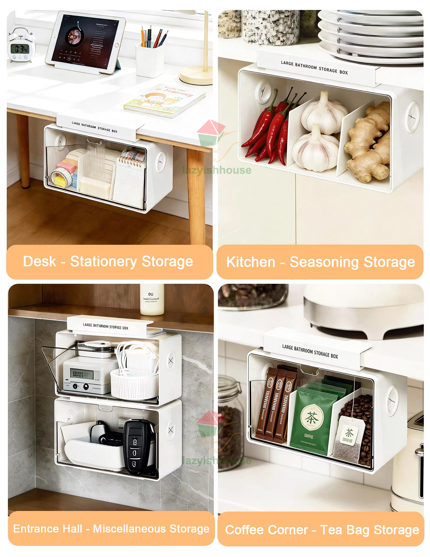 Drawer Style Storage Box Under - Home Theater Bathroom のレビューと価格