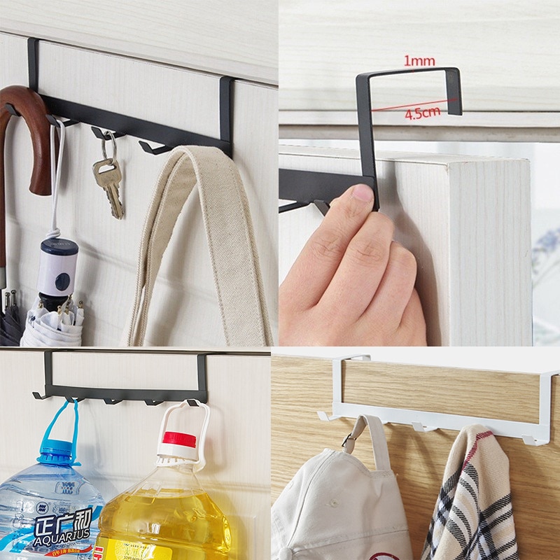 Hooks Over The Door 5 Hooks Ho - Tiny Home Bathroom Kit のレビューと価格