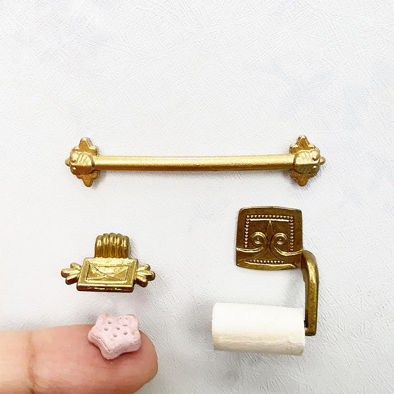 ●1/12 Dollhouse Simulation Pap - Tiny Home Bathroom Kit のレビューと価格