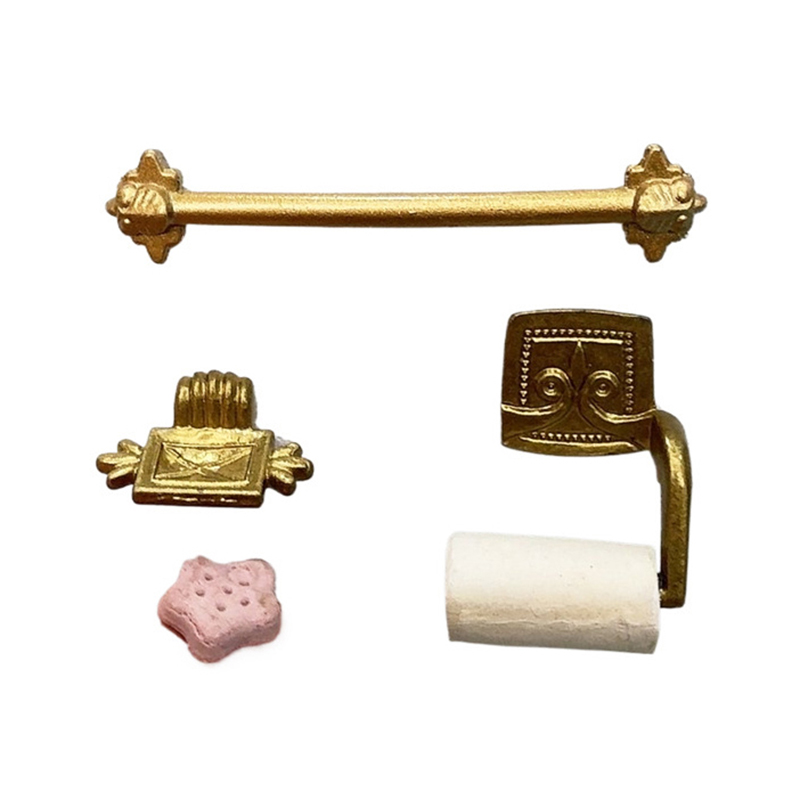 ●1/12 Dollhouse Simulation Pap - Tiny Home Bathroom Kit のレビューと価格