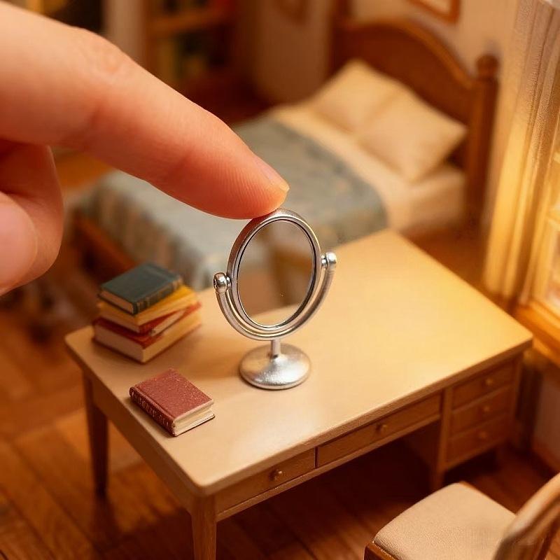 1Pcs Miniature Retro Mirror Dr - Home Theater Bathroom のレビューと価格