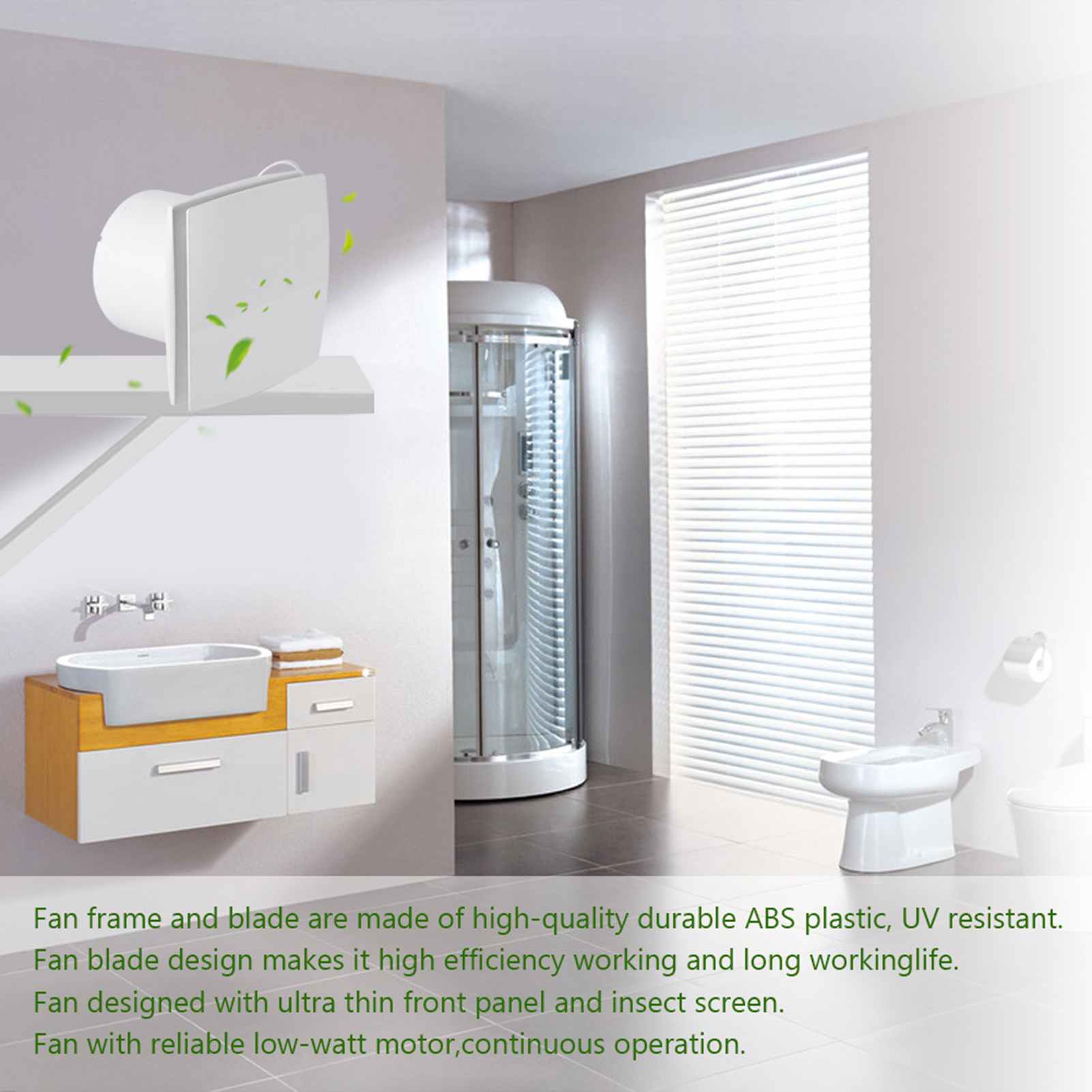 Kitchen Ventilation Kitchen Ba - Home Bathroom Fan のレビューと価格