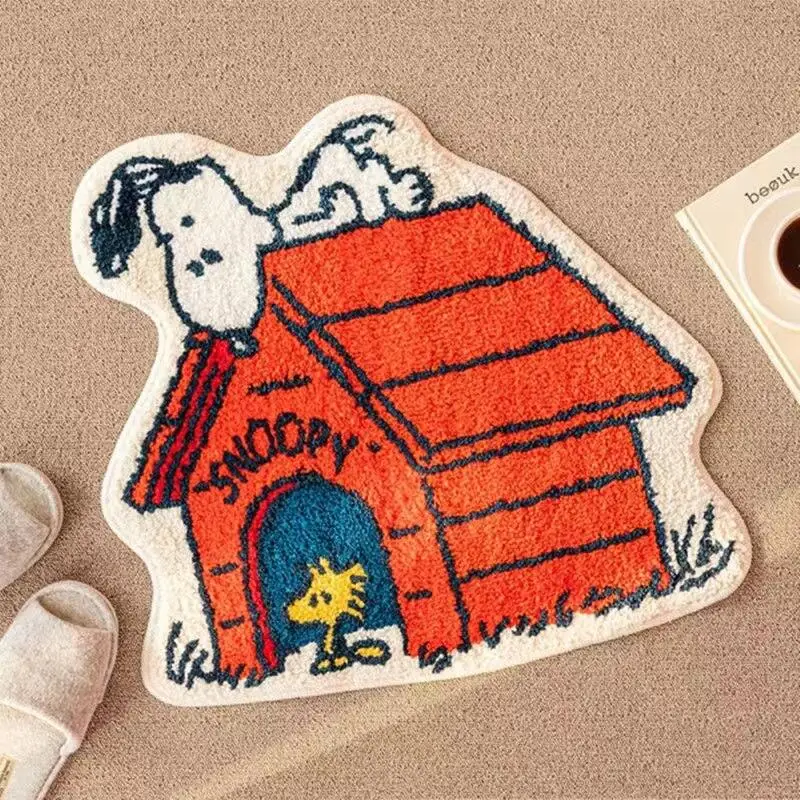 Cute Snoopy Cartoon Floor Mat  - Home Goods Bathroom Mats のレビューと価格