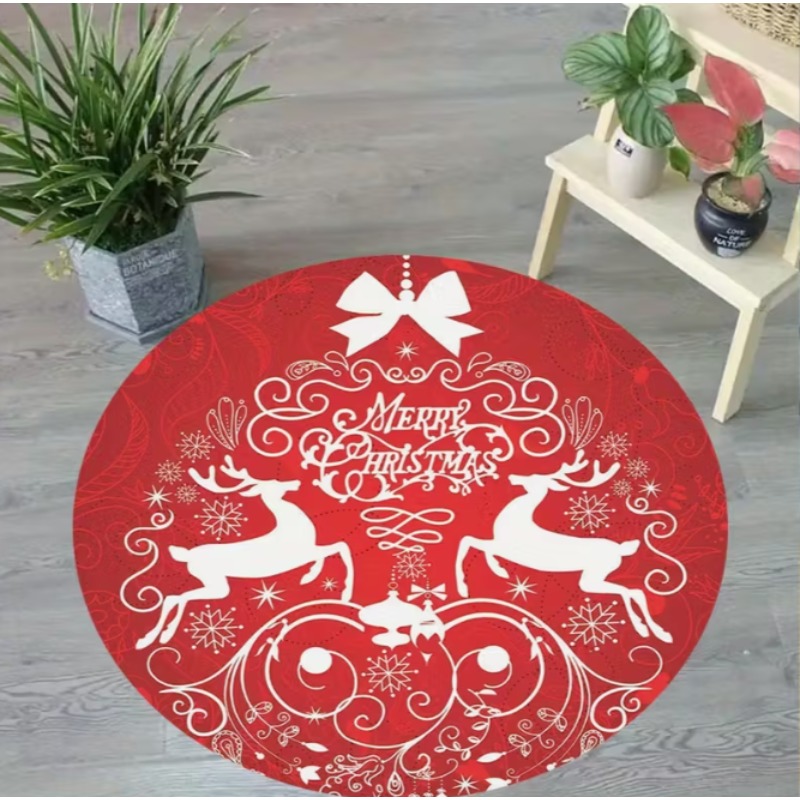 Christmas Themed carpet Santa  - Home Goods Bathroom Mats のレビューと価格