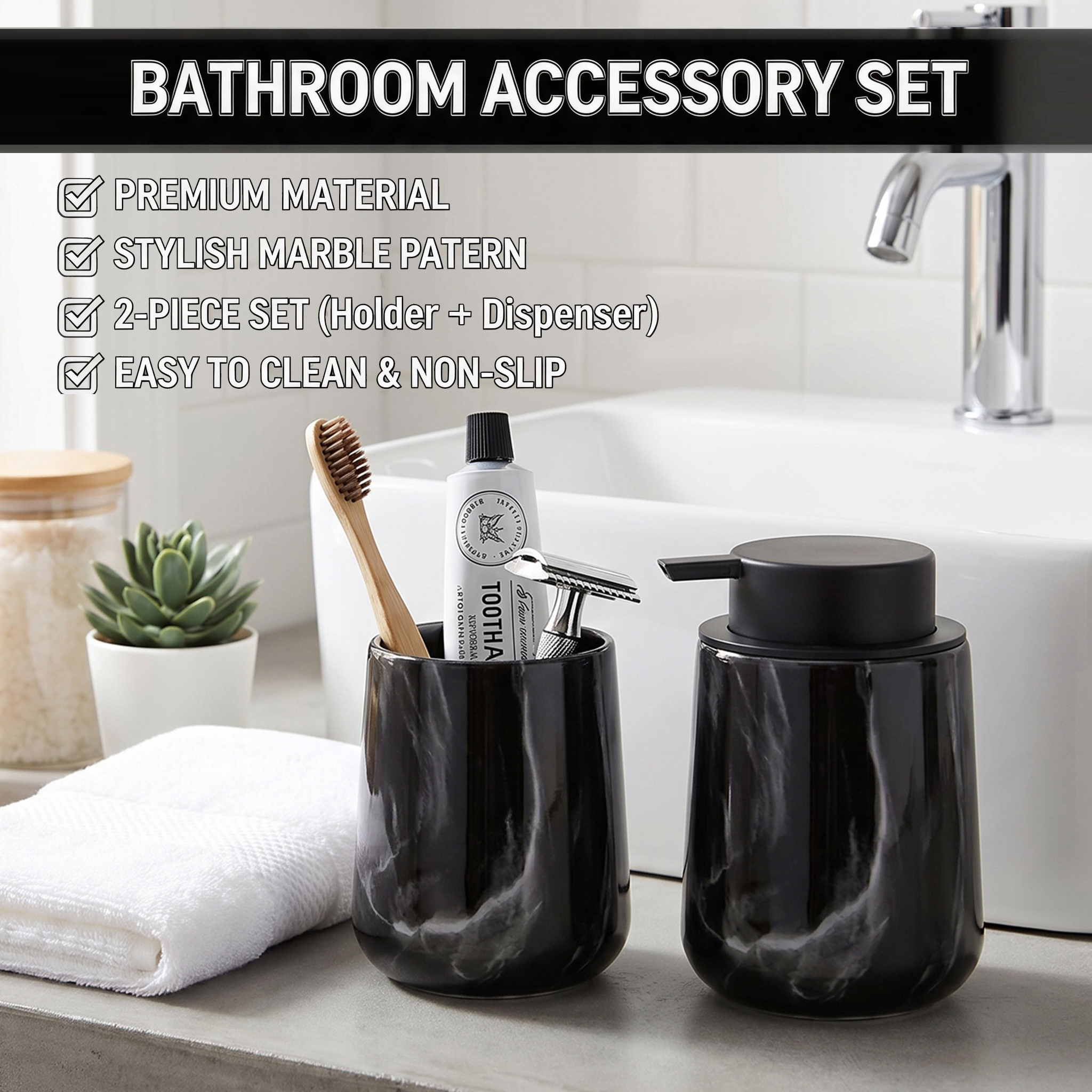 Elegant Hand Soap Dispenser an - Home Essentials Bathroom Organizer のレビューと価格