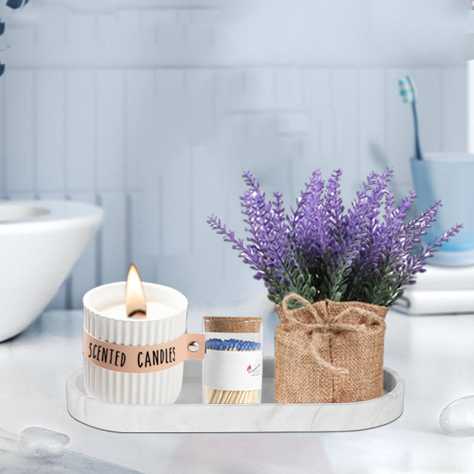 Bathroom Vanity Silicone Tray  - Home Essentials Bathroom Organizer のレビューと価格