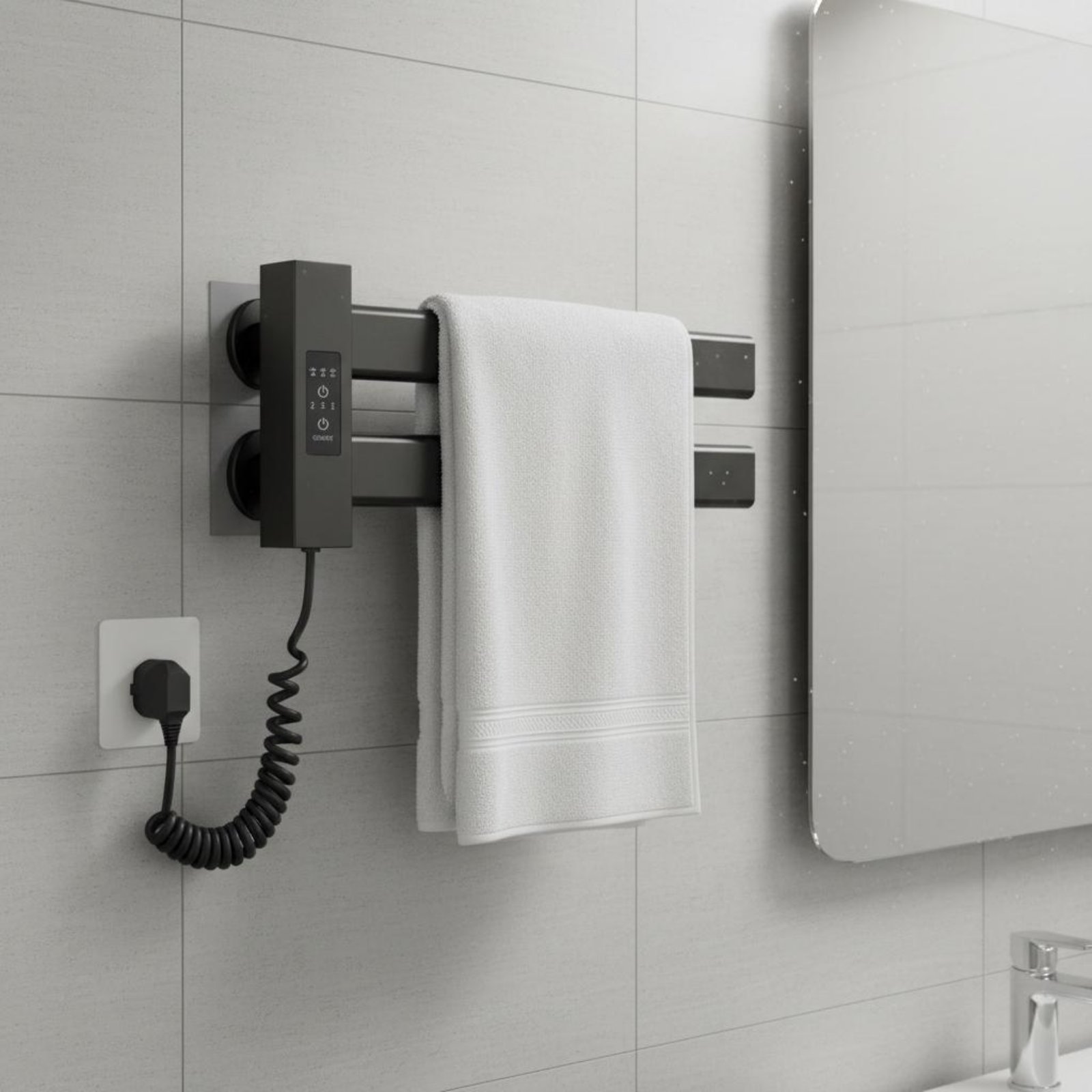 Smart Towel Heating Rack Quick - Home And Bathroom のレビューと価格