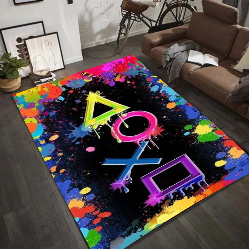 Neon Geometric Graffiti Rug -  - Homemade Bathroom Spray のレビューと価格