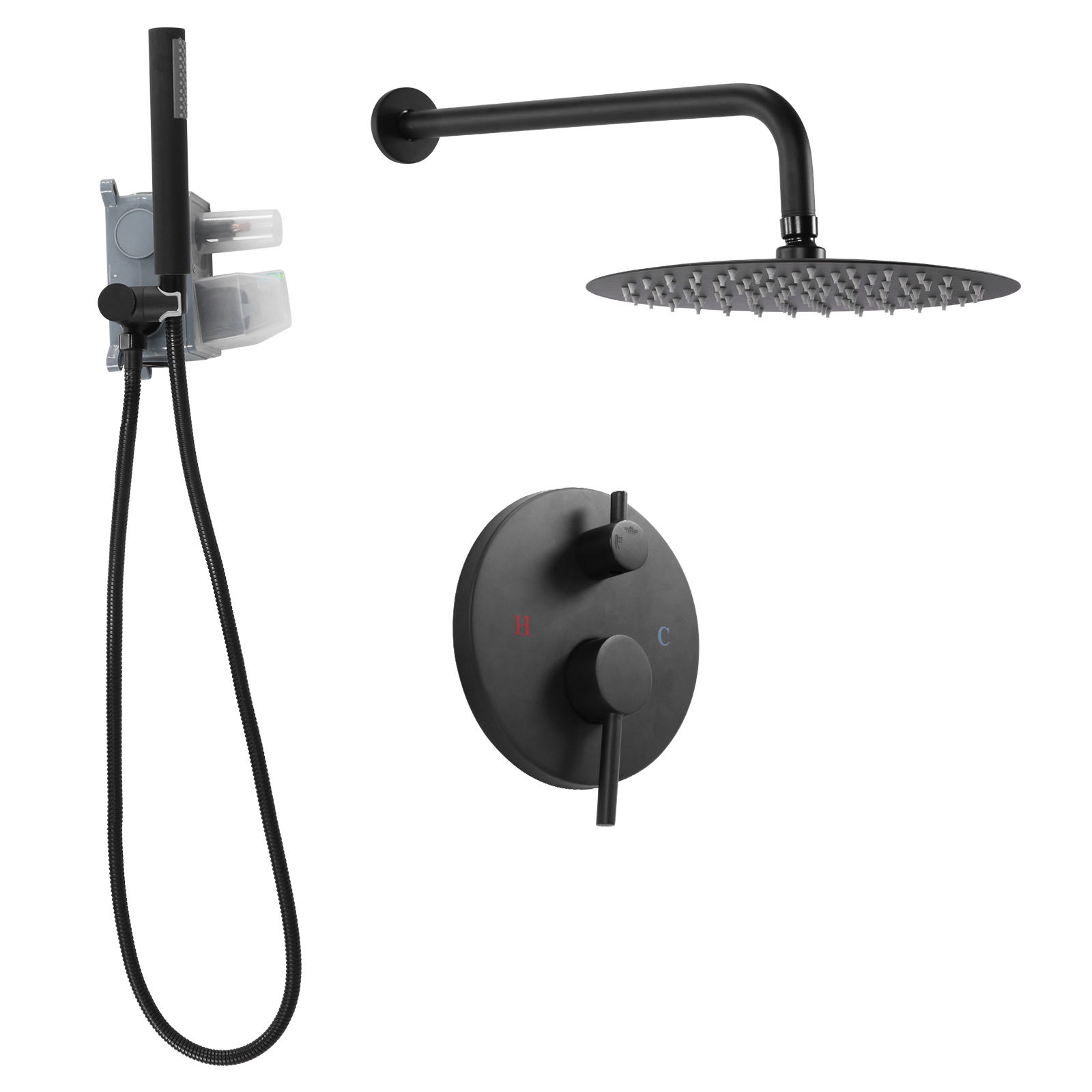 Ceiling Rainfall Shower Head S - Home And Bathroom のレビューと価格
