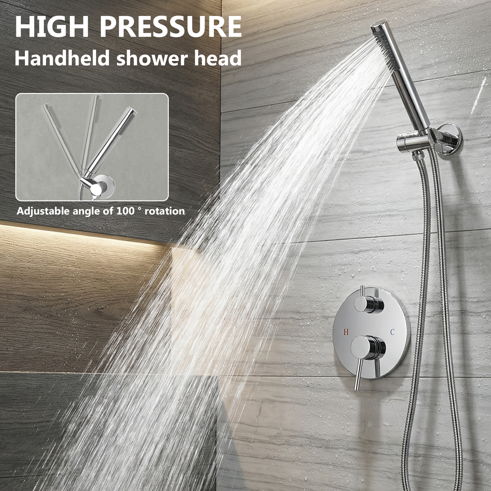 Ceiling Rainfall Shower Head S - Home And Bathroom のレビューと価格