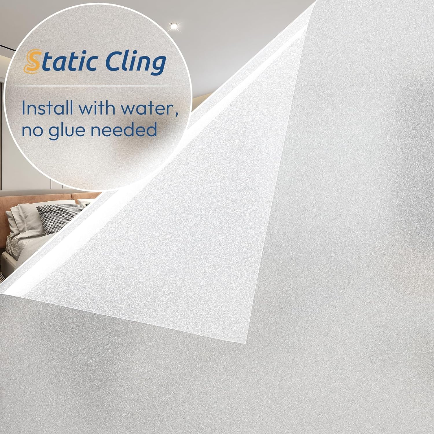 Frosted Window Privacy Film, S - Home And Bathroom のレビューと価格