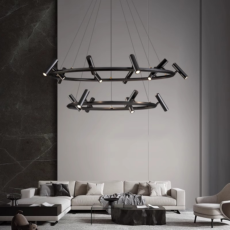 Modern Creative Round LED Pend - Home Of The Year Bathroom のレビューと価格