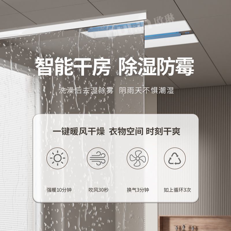 Smart 3-in-1 Bathroom Ceiling  - Home Bathroom Fan のレビューと価格