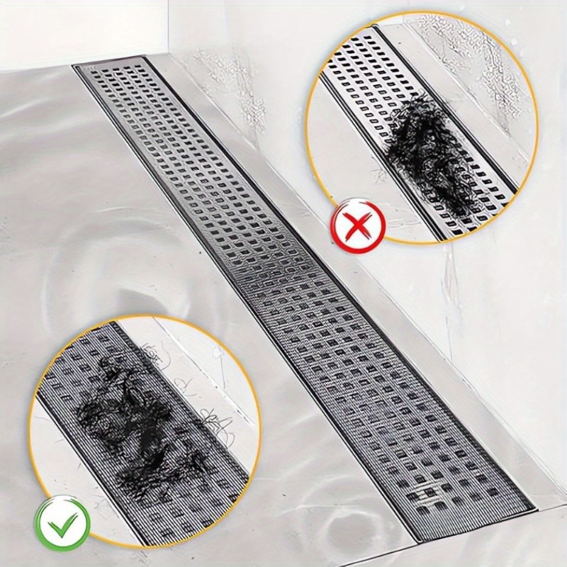 Self-Adhesive Floor Drain Stic - Drain Hair Catcher のレビューと価格