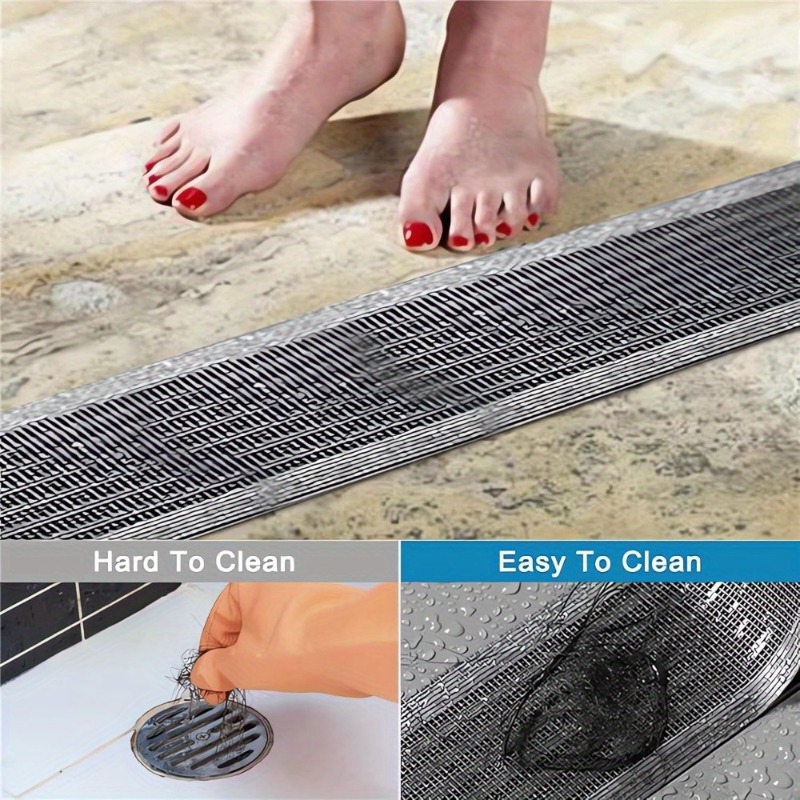 Self-Adhesive Floor Drain Stic - Drain Hair Catcher のレビューと価格
