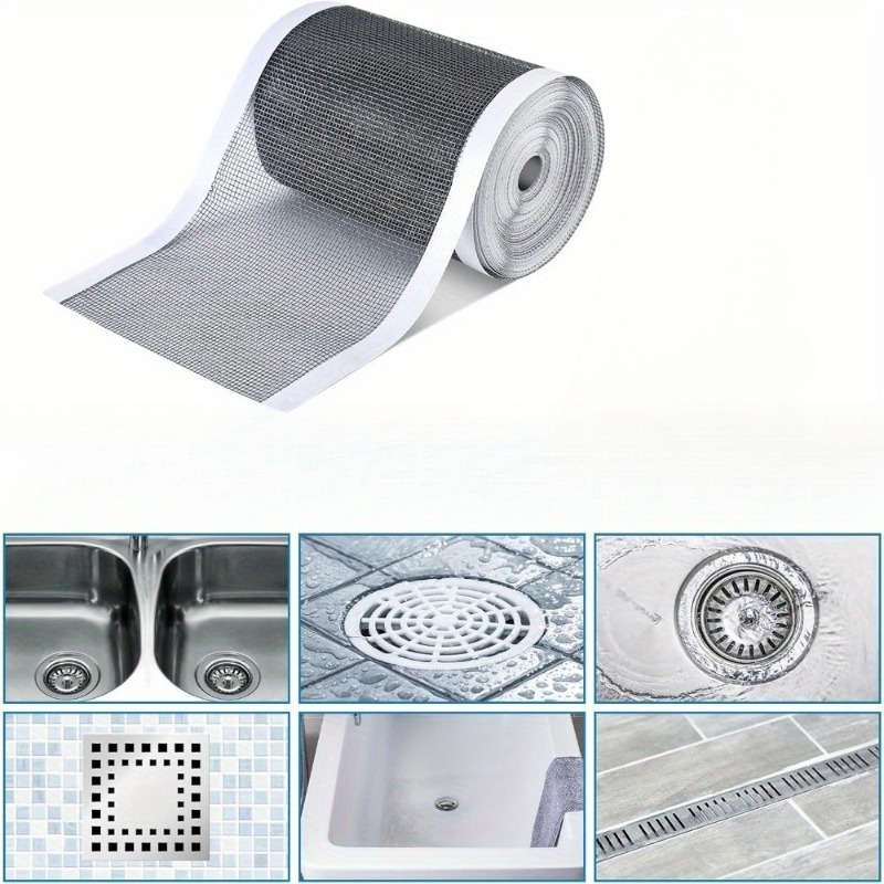 Self-Adhesive Floor Drain Stic - Drain Hair Catcher のレビューと価格