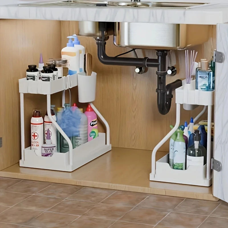 Under Sink Organizer Pull Out  - Home Essentials Bathroom Organizer のレビューと価格