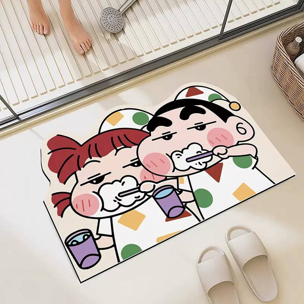 Cute Crayon Xiaoxin Bathroom C - Home Goods Bathroom Mats のレビューと価格