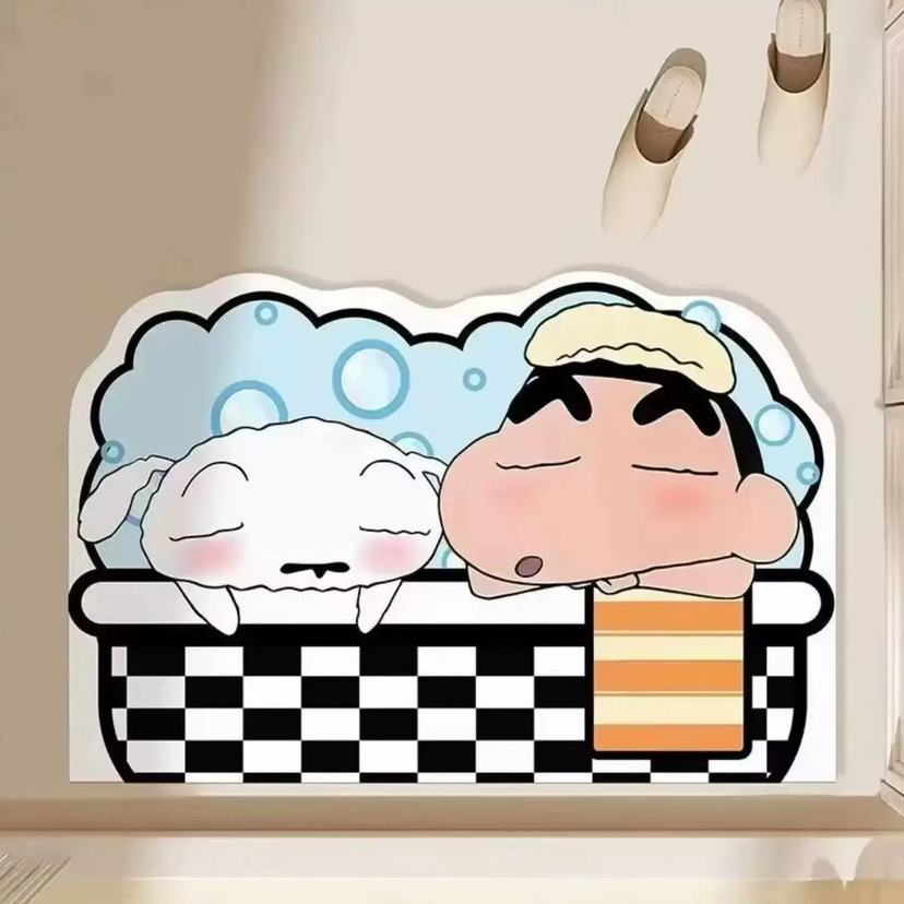 Cute Crayon Xiaoxin Bathroom C - Home Goods Bathroom Mats のレビューと価格