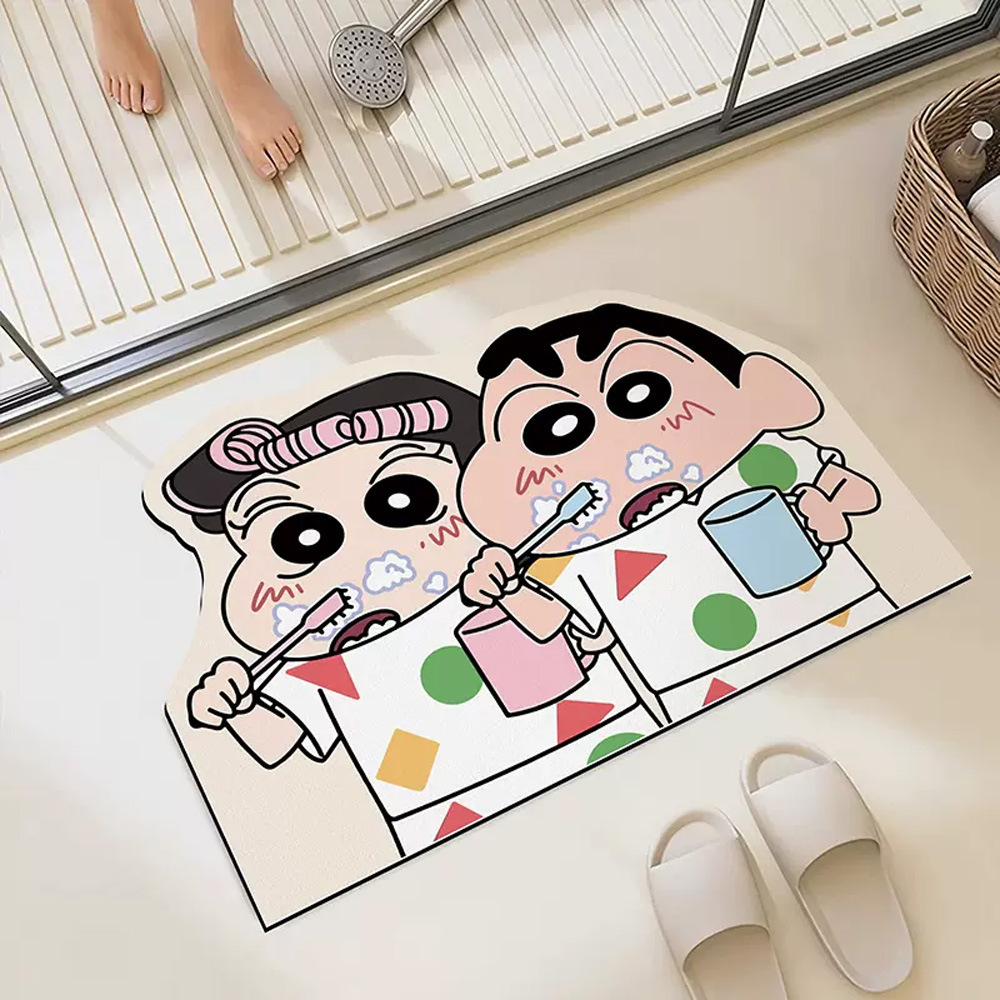 Cute Crayon Xiaoxin Bathroom C - Home Goods Bathroom Mats のレビューと価格